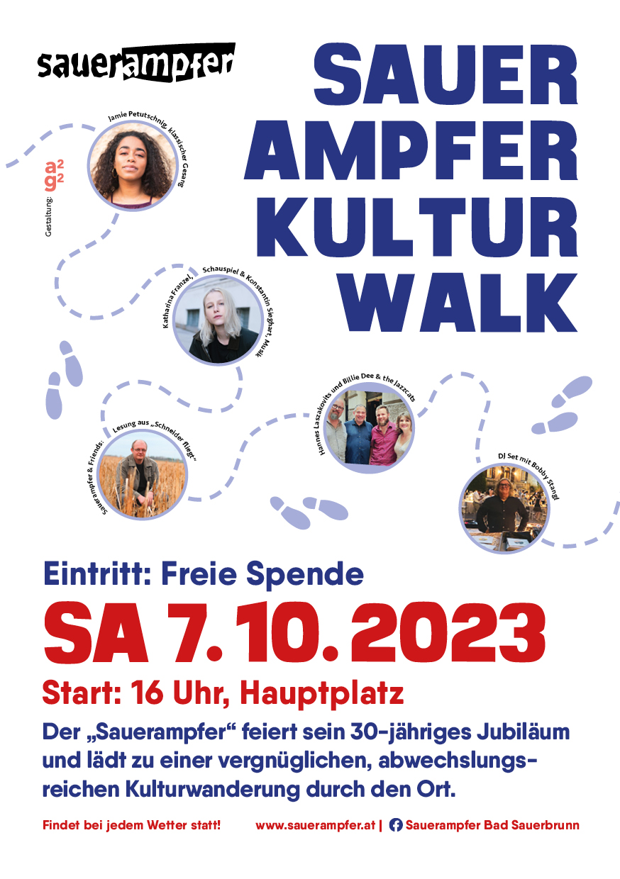 Sauerampfer Kulturwalk Flyer